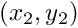 $(x_2,y_2)$